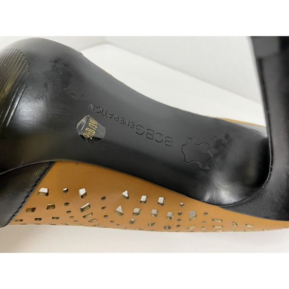 NEW BCBGeneration Tan Leather Cut-out Heels, Women's 9.5 - Picture 11 of 11